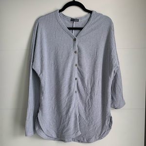 Grey Button Down